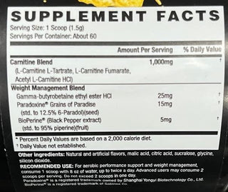 Carnitine Plus Series - 3.2 OZ Passion Fruit (Betancourt Nutrition)