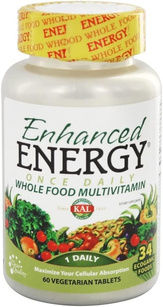 Enhanced Energy® OD-Whole Food Multivitamin 60ct by Kal