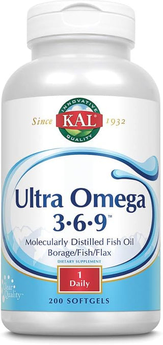 Ultra Omega 3 6 9™ Borage Fish Flax 100ct by Kal