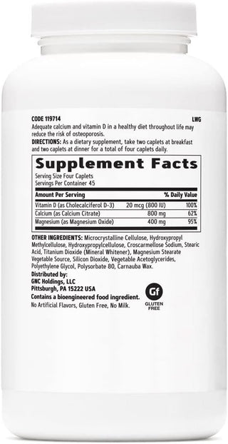 Calcium Citrate Supreme 180ct 800mg gelcap by Solaray