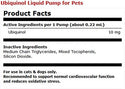 Ubiquinol Liquid Pump for Pets 90 Servings by Dr. Mercola