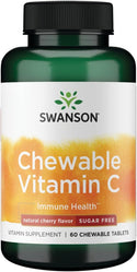 Vit C Sugarless  60ct 500mg chewable Orange by Kal