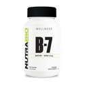 B-7 Biotin (5000mcg) - 90 Vegetable Capsules (NutraBio)