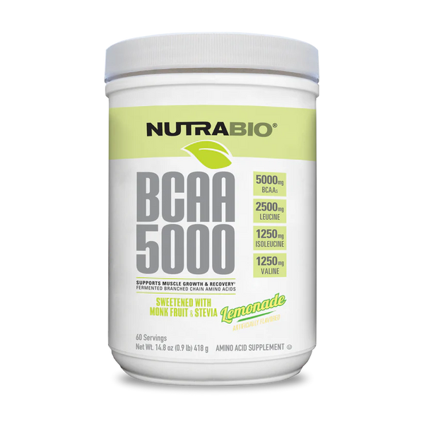 BCAA 5000 Natural - Lemonade - 0.9 LB (NutraBio)