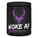 WOKE AF High- Stimulant Pre-workout - 13.02 OZ Grape Gaines (Bucked Up)