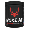 WOKE AF High- Stimulant Pre-Workout - 12.8 OZ - Blood Raz (Bucked Up)