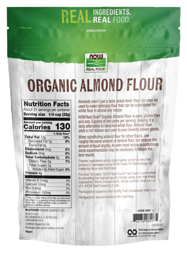 Golden Flax Seeds Organic 1 lb by Now Foods