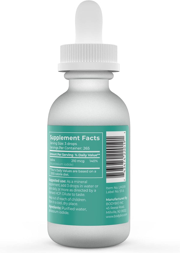 LiquidMineral Iodine - 2 FL OZ (BodyBio)