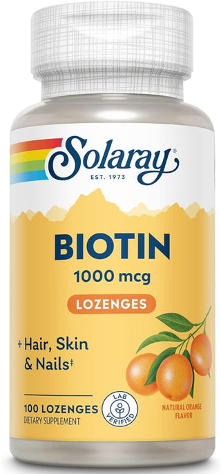 Biotin 1000 mcg, 100 tbl  100ct 1000mcg lozenge