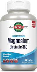 Magnesium Glycinate FC HA VS  240ct  veg cap by Kal