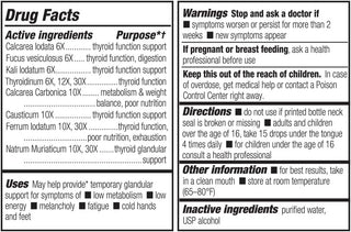 Thyroid Support  1floz  liquid by NaturalCare