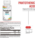 Pantothenic Acid  100ct 250mg by Kal