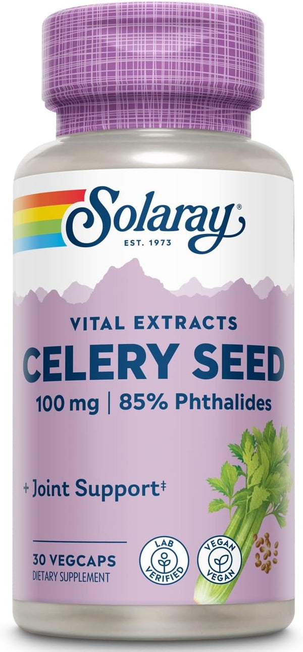 Celery Seed 30ct 100mg veg cap by Solaray