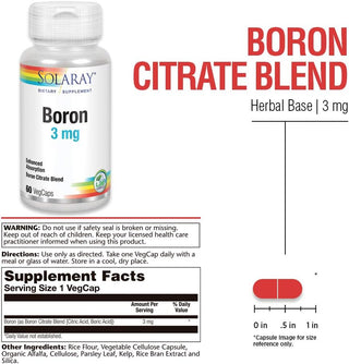 Boron Citrate-CP 12x veg cap by Solaray