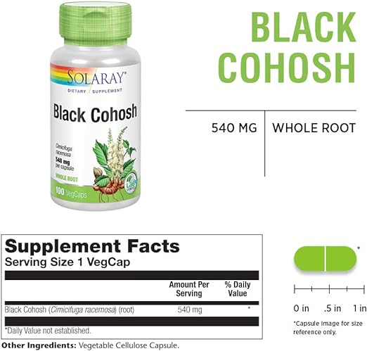 Black Cohosh  100ct  gelcap