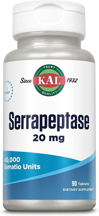 Serrapeptase  90ct 20mg by Kal