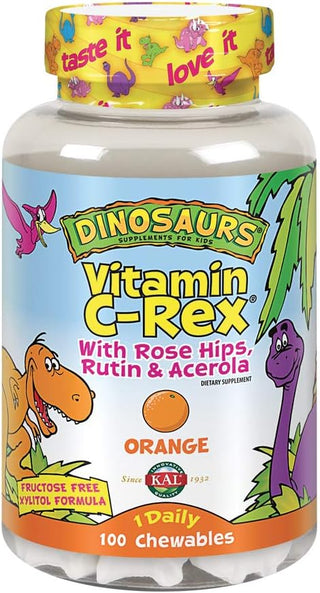 Vitamin C-Rex  100ct 100mg chewable by Kal