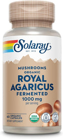 Org Grown Fermented Royal A  60ct 500mg veg cap by Solaray