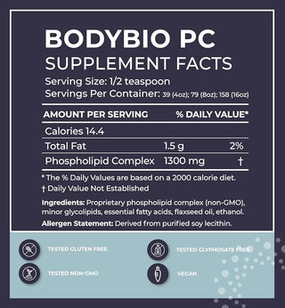 PC Liposomal Phospholipid Complex - 4 FL OZ (BodyBio)