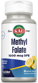 Methyl Folate  60ct 1000mcg lozenge Lemon by Kal