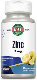 Zinc ActivMelt™  60ct 5mg lozenge Lemon by Kal