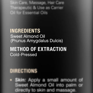 Pure Almond Oil  16floz  oil by LifeFlo