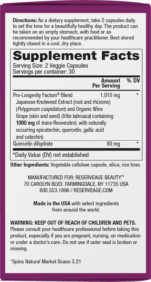 Resveratrol  60ct 25mg by Kal