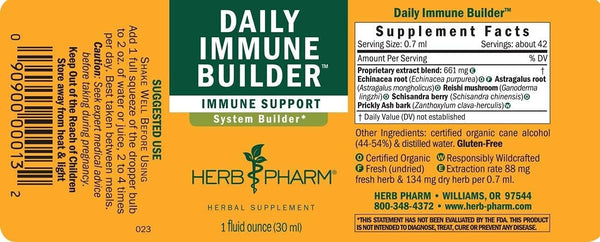 Daily Immune Builder - 1 FL OZ (Herb Pharm)