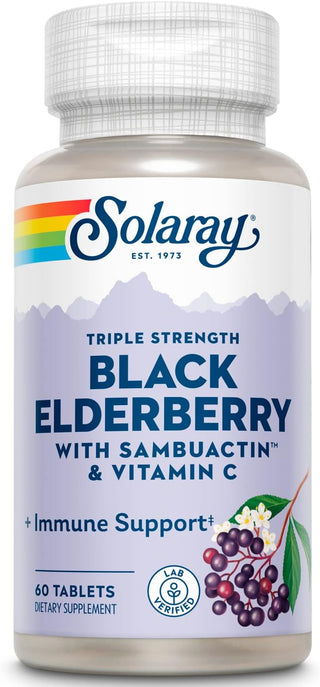 Black Elderberry TS-w Sambuactin & Vit C 60ct 1200mg