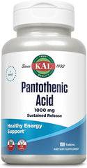 Pantothenic Acid SR  100ct 1000mg by Kal