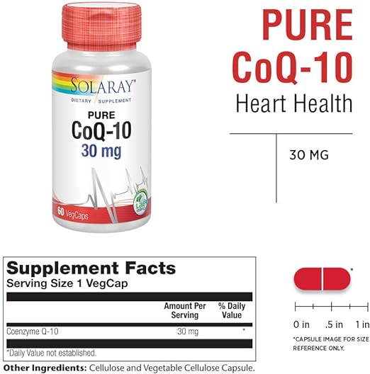 CoQ-10, Pure  30ct 30mg veg cap