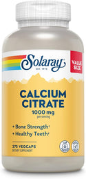 Calcium Citrate 275ct 1000mg capsule by Solaray