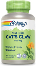 Cat's Claw Bark 100ct 540mg gelcap by Solaray