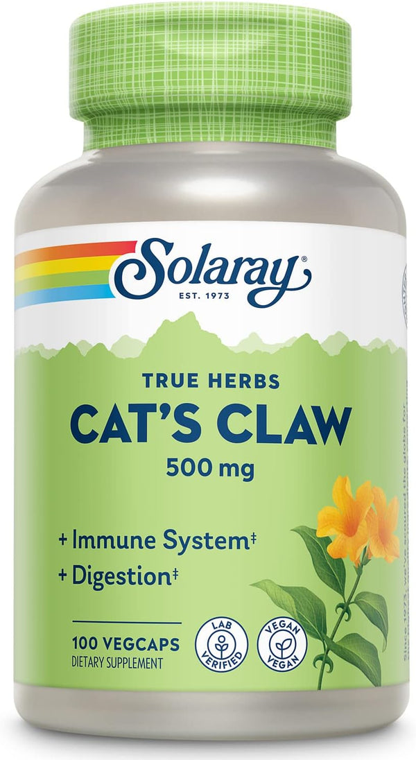 Cat's Claw Bark 100ct 540mg gelcap by Solaray