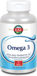 Omega 3  120ct 180mg by Kal