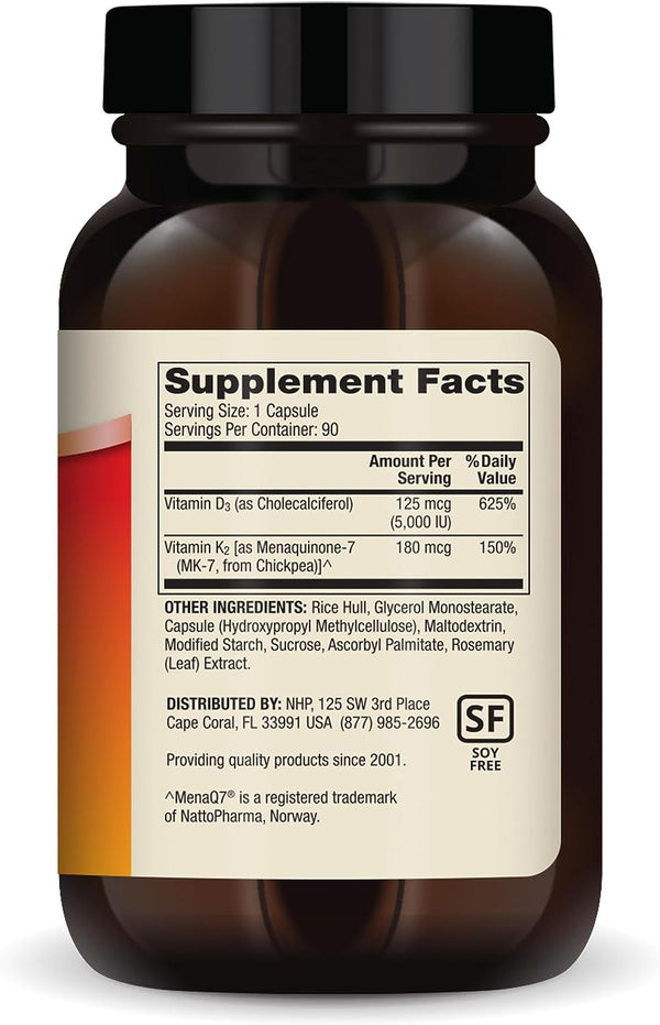 Calcium Vitamin D3 & Vitamin K2 90 Day 90 Caps by Dr. Mercola by Dr. Mercola