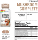 Mushroom Complete™ Fermented-8 Mushroom Blend 60ct 600mg veg cap by Solaray