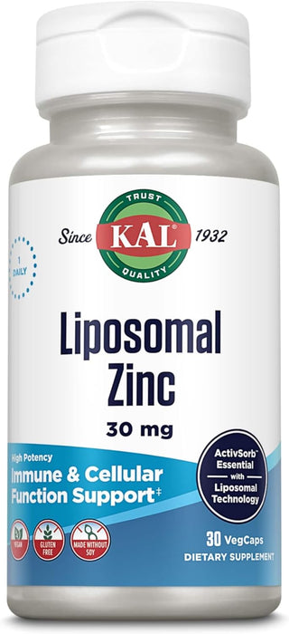 Liposomal Zinc  30ct 30mg by Kal