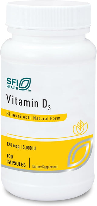 Vitamin D3 5000IU - 100 Caps Klaire Labs