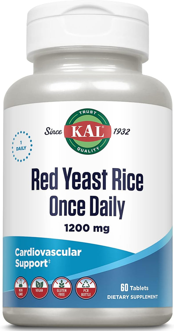 Red Yeast Rice OD 60ct 1200mg by Kal