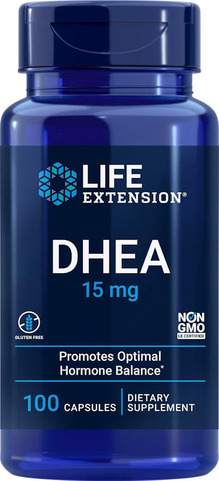 DHEA 15 mg - 100 Capsules (Life Extension)