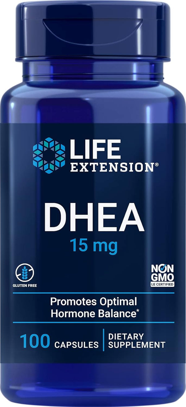 DHEA 15 mg - 100 Capsules (Life Extension)