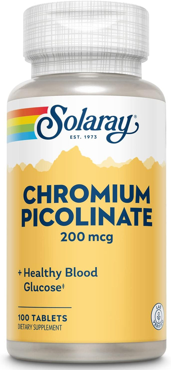 Chromium Picolinate 100ct 200mcg by Solaray