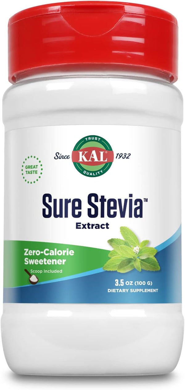 Sure Stevia Extract 3.5oz powder by Kal