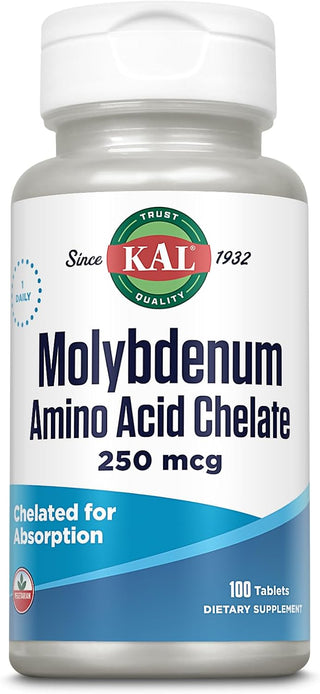 Molybdenum Amino Acid Chelate  100ct 250mcg by Kal