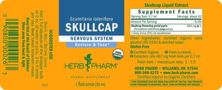 Skullcap 1 Ounce - Herb Pharm