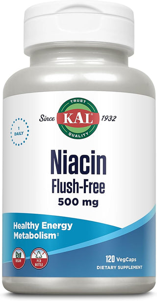 Niacin Flush-Free  120ct 500mg veg cap by Kal