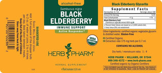 Black Elderberry - 1 FL OZ alcohol-free (Herb Pharm)