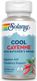 Cool Cayenne w Butchers Broom 90ct 320mg veg cap by Solaray