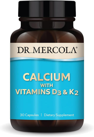 Calcium Vitamin D3 & Vitamin K2 30 Caps by Dr. Mercola by Dr. Mercola